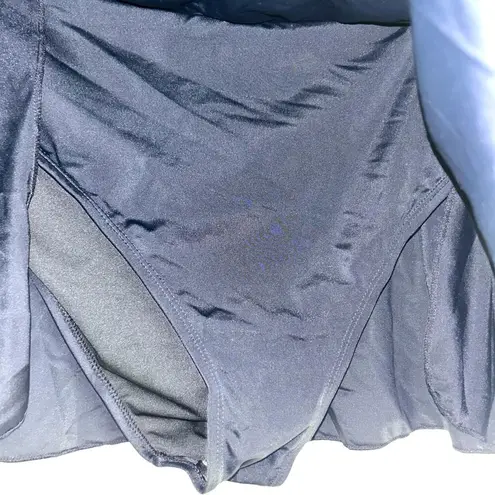 Bloomchic Black Swim Figure Flattering Skort Size 10