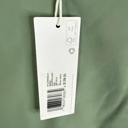 Outerknown Origin One Piece Swimsuit V Neck Strappy Back Sage Green Medium NWT Size undefined