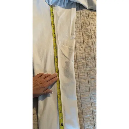 Brunello Cucinelli Women’s Trousers Sz 6 Cream Side Zip Cropped Pants Designer