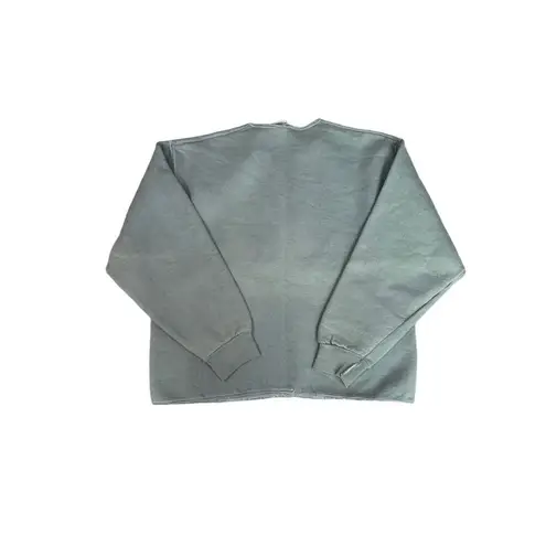 Vintage Looney Tunes Graphic Sweatshirt Pullover Boxy Cut Off M US Made Retro Green Size M