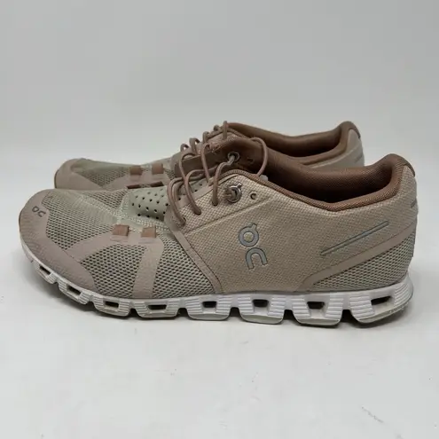 On Cloud 5 Rose Sand Muted Pink Running Shoes Sneakers Slip On Women's Size 7.5