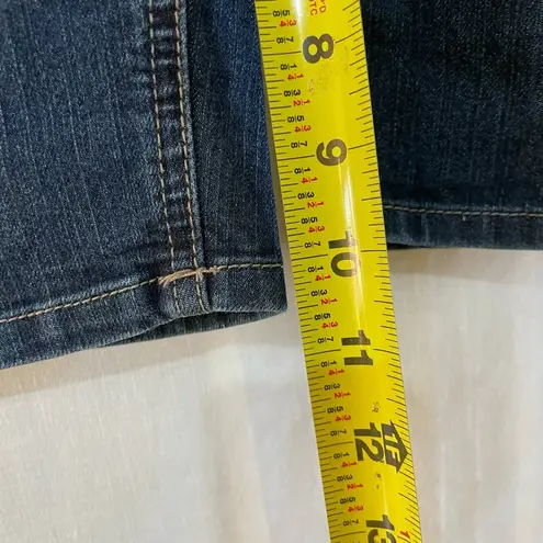 Riders By Lee Women’s Denim Skort Shorts Size 8M Medium Blue Jean Modest Length