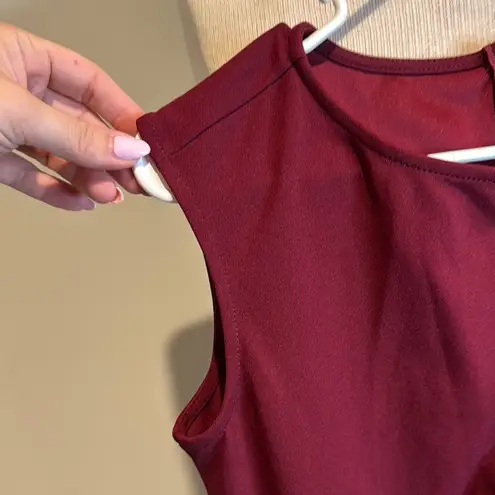 AISIZE vintage redefined Red One Shoulder Asymmetrical Cocktail Dress NWT Size M