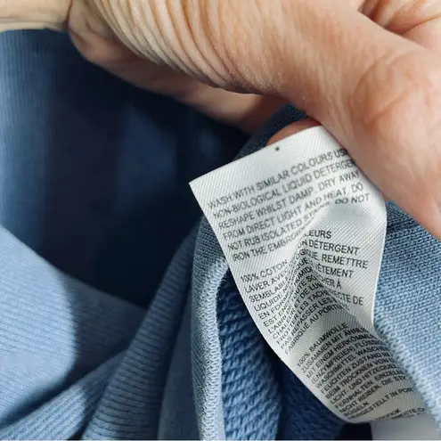 Whistles Bonjour Logo Sweatshirt Blue size Small