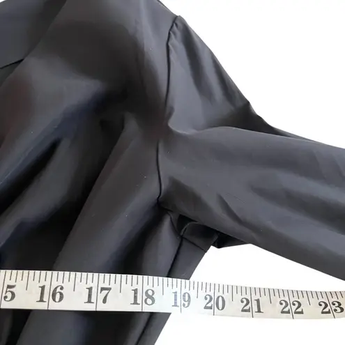 Alex Evenings Black Ruched Draped 3/4 Sleeve Sheath Cocktail Dress Plus Size 20W