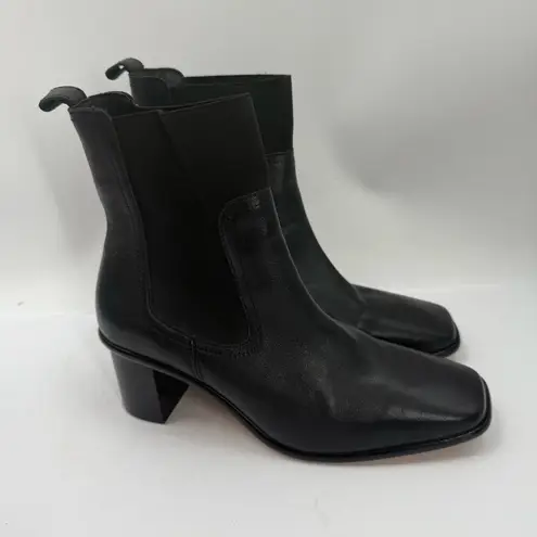 Patina Vero Boot 10.5 Portland Leather Goods Square Chelsea Heel Handmade Mexico Black