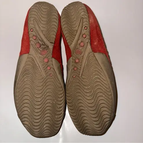 Teva KEAGAN 6053 Women's Size 8 Red Suede W/Brown Leather Comfort Shoes