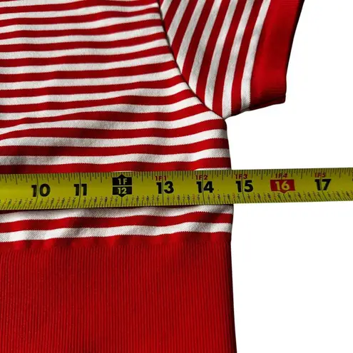 Offline by Aerie Red/White Striped Seamless Crop Top Women's Top Sz Medium 72
