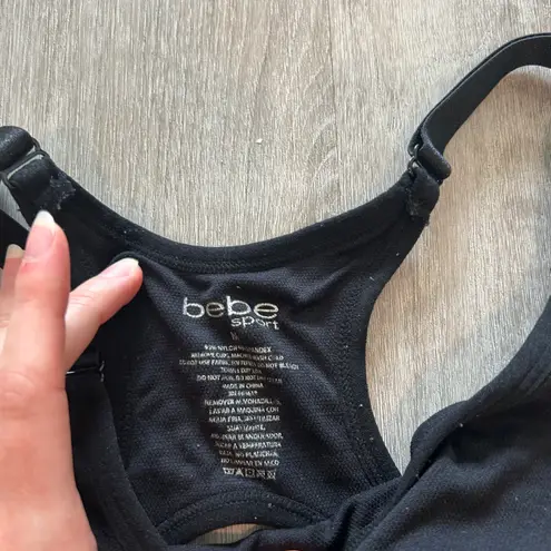 Bebe padded racerback sports bra