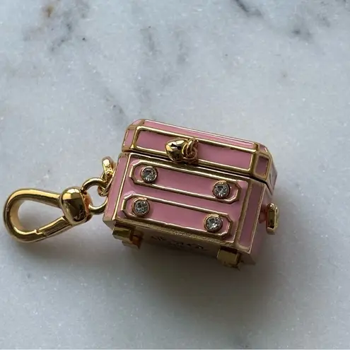 Like new Juicy couture Gold and Pink Jewelry Box Charm