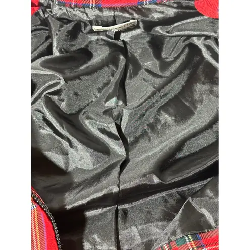 Pendleton Womens Petite Red Plaid 100% Virgin Wool Jacket Full Zip