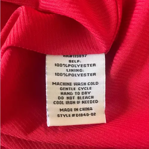 Collective Concepts Women Maxi Dress M Red Floral High Waist Cottagecore Boho