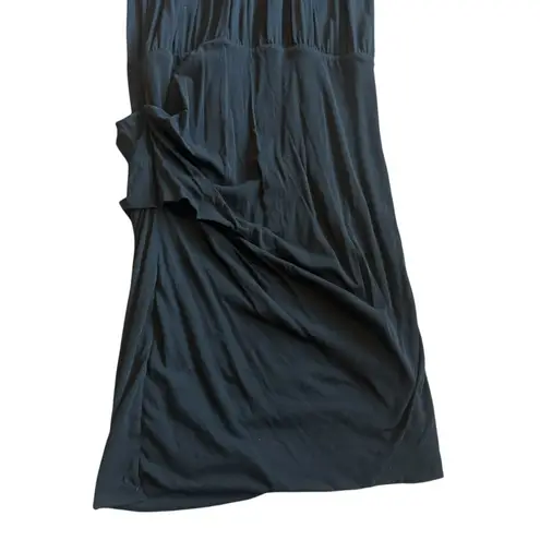James Perse Standard Racerback Blouson Dress Black Sleeveless Size 3 Large NWT