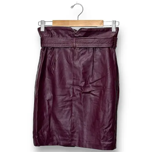 Romeo + Juliet Couture NWT  Womens Burgundy Knee Length Lined Pencil Skirt Size S