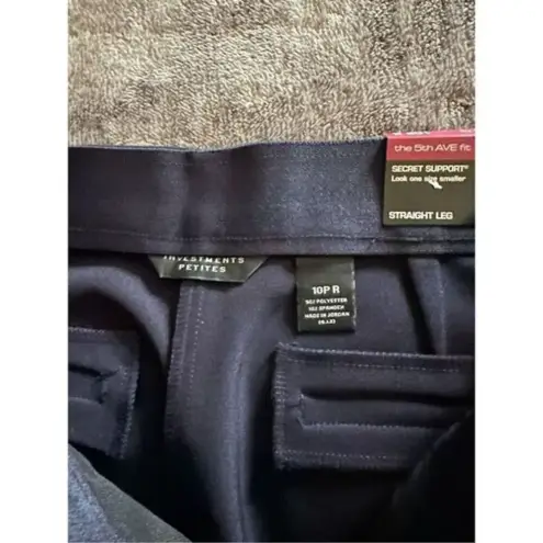 Investments Secret Support Straight Leg Size 10 Petite NWT