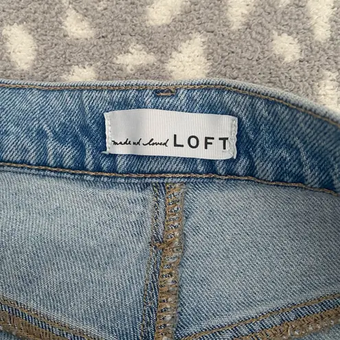 Loft  HIGH WAIST STRAIGHT LEG JEANS SIZE 31/12