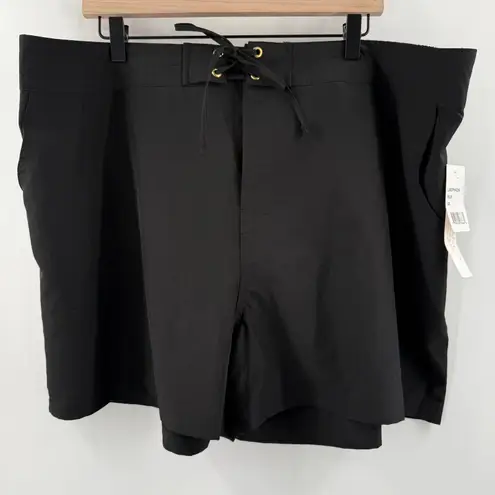 La Blanca Swim Shorts Size 3X NWT Black Plus Curvy All Around Resort Travel