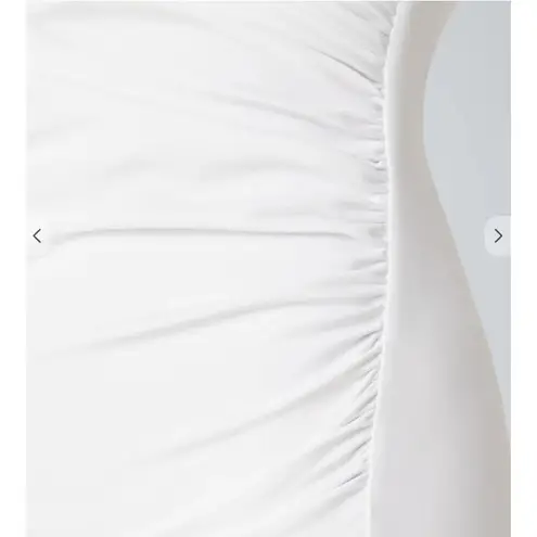 Halara Softlyzero Airy Crossover Ruched Lace Up Bodycon Dress UPF50+ XL NWT