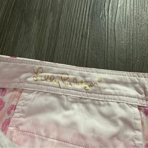 Lilly Pulitzer Liana Mid Rise Shorts in Tons of Fun Magenta Sz 6