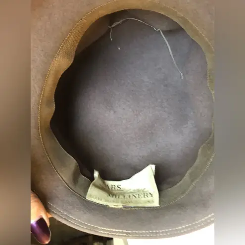 Roebuck & Co. VTG Mocha Bucket Style Hat by Sears Fashion Millinery Sears USA