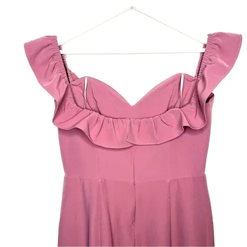 WAYF The Gabrielle Strapless Trumpet Gown Mauve Size Medium