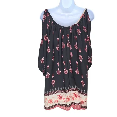 Liberty Love Boho Floral Peasant Top Blouse Size 3XL