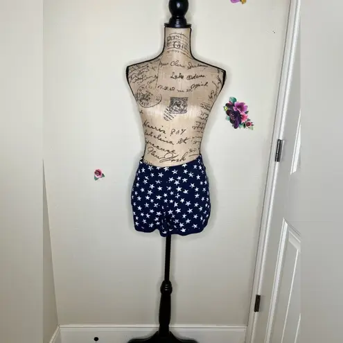 Motherhood Maternity Blue & White Star Lounge Shorts Size Extra Large