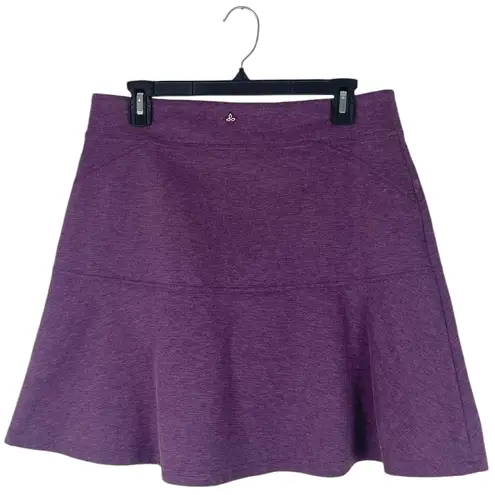 prAna “Gianna” Women’s Size Medium Ponte Knit Skirt Purple Heather Athletic