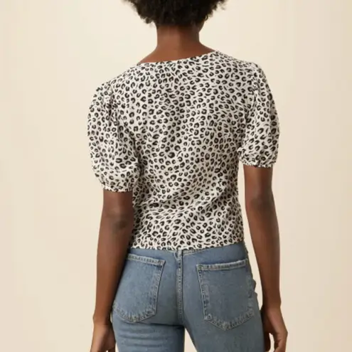 Amour Vert Juliana Washable Silk Blouse, Size XS