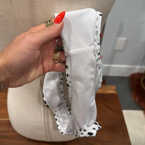 SheIn Black and White Spotted Bikini Set