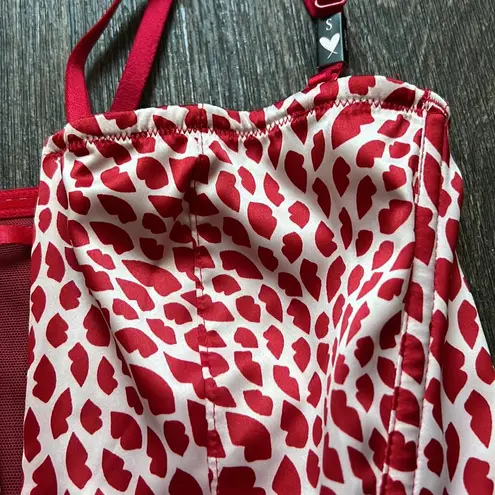 Victoria's Secret victoria secret lip print bustier