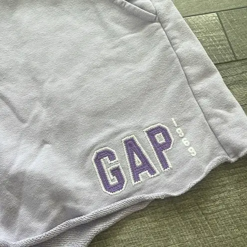 Gap Size Large Light Purple High-Rise Loungewear Shorts