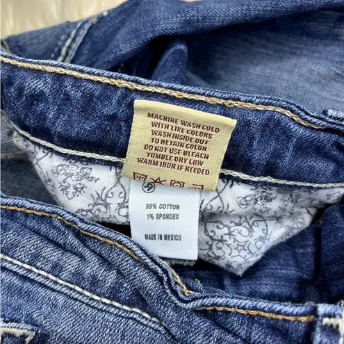 Big star  “Maddie boot” mid rise fit Classic Blue Boot Cut Jeans Sz 28 Long