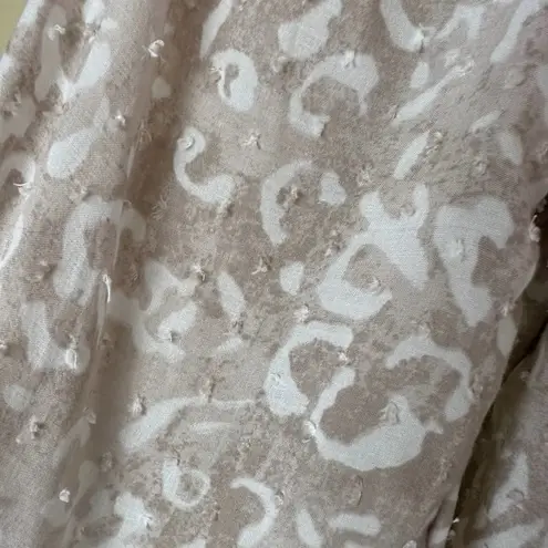 Endless Blu. Crop Blouse Size Large Tan - Image 9