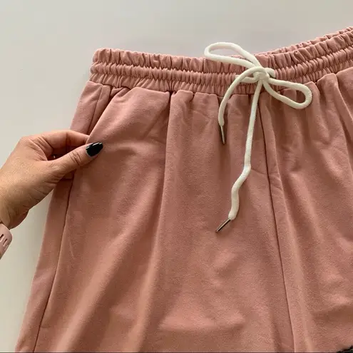 Via Penny Lane Reworked Apparel | The Rolling Stones Pink Graphic Shorts Large