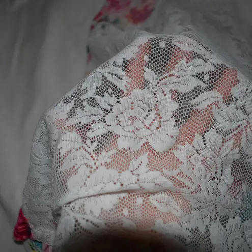 Ambiance Apparel  Floral Lace Tank Top