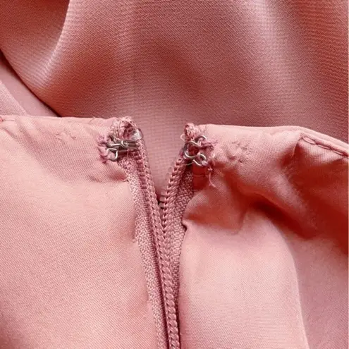 Azazie Mimi Dress Champagne Rose Long Bridesmaid Formal Gown Women’s Size 12