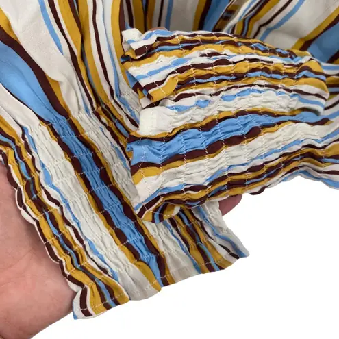 Faithfull the Brand Faithful The Brand Women’s Aira Knot Shirt Retro Western Stripe Coastal Cowgirl