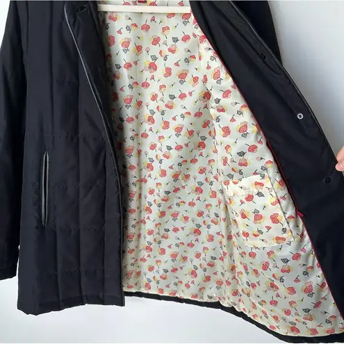 Cole Haan  Quilted Lambskin Trim Jacket