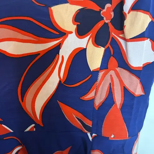 Yumi Kim Yumi Kin Studio 54 Navy Floral Moonlight Silk Dress