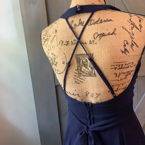 Maniju Navy Dress, size S. Worn for Homecoming once