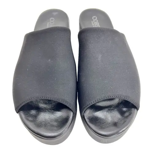 Cordani Jessa Platform Slide Sandal Size 8