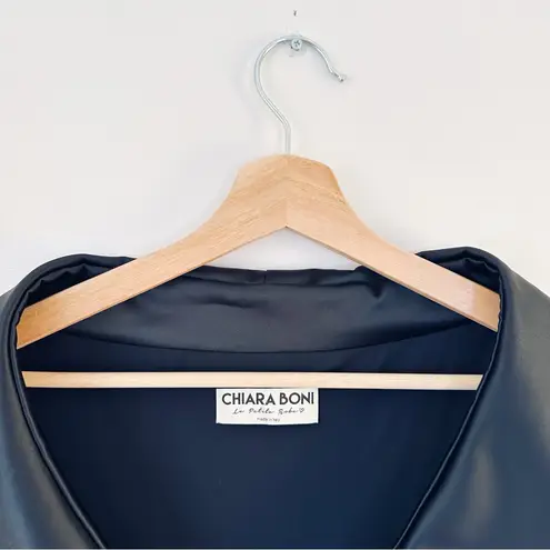 Chiara Boni La Petite Robe Fiynorc Off the Shoulder Cocktail Dress Nero Black