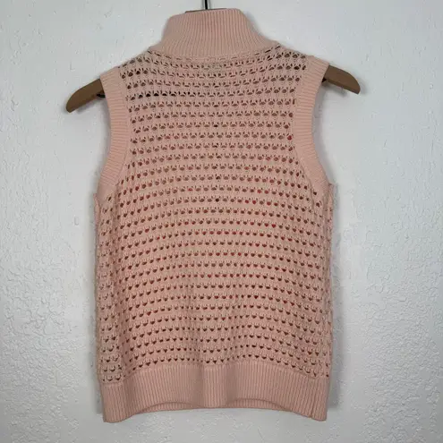 Varley Bains Half Zip Tank in Silver Peony Pink Size XS