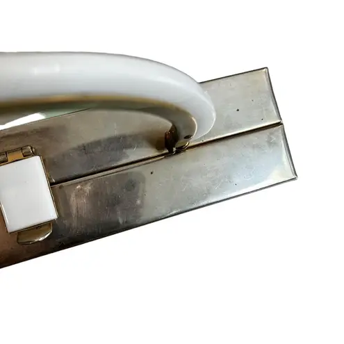 Rare Tyrolean NY Vintage 1950’s Lucite Metal Box Purse.