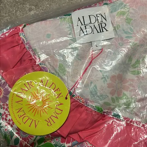 Alden Adair Kelsey Dress in Happy Daze, NWT, Size L Pink Size L