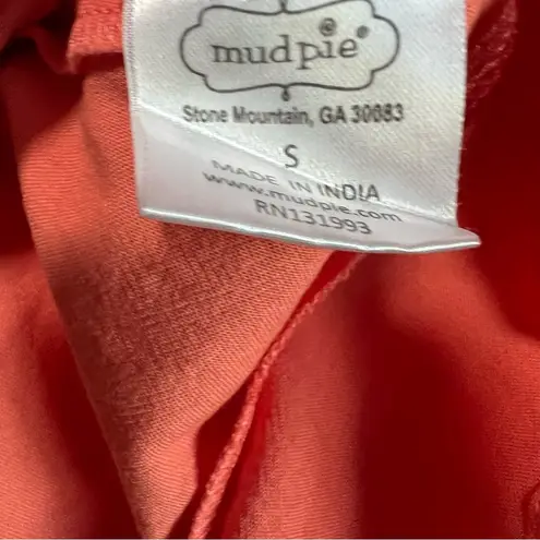 Mud Pie RYLAND TIERED DRESS in Pink Coral, New with Tags, Size Small