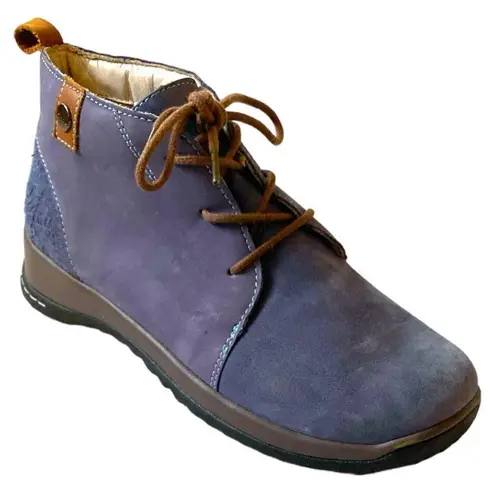 Jambu Rossella Chukka Boot Leather Water Resistant Blue Hiking Shoe Travel sz 8