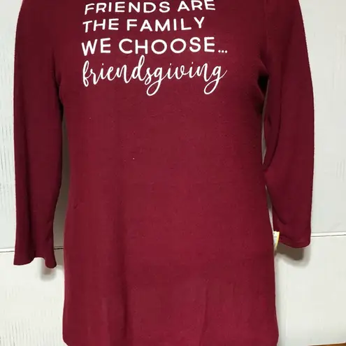 Lane Bryant  18/20 Friendsgiving light sweater in wine. Why wait?