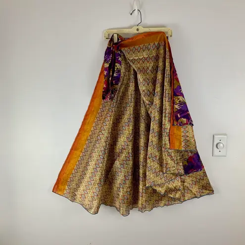 Reversible Maxi Wrap Skirt BINS720